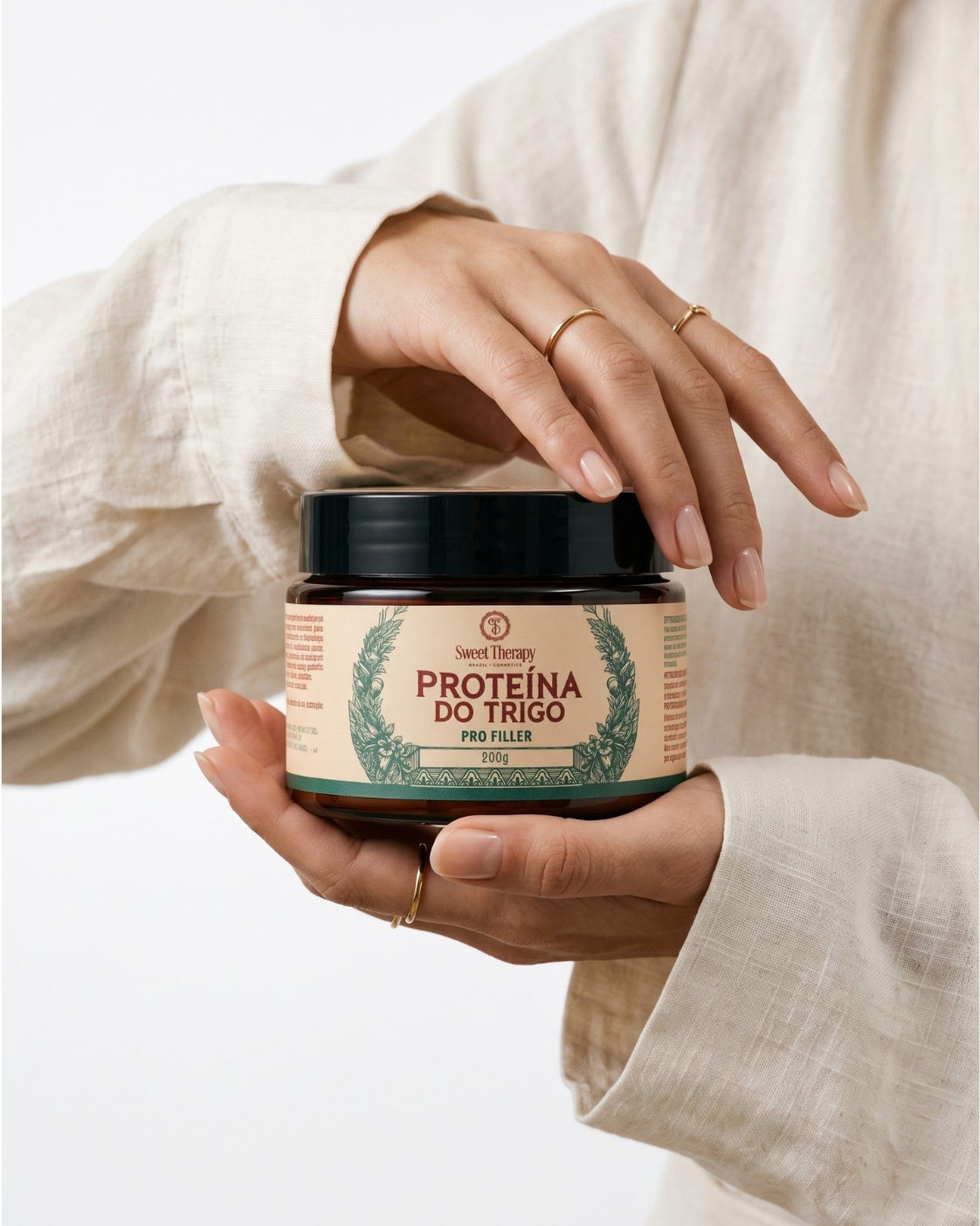 Proteína do Trigo Pro Filler 200g - Cabelos encorpados desde a primeira aplicação