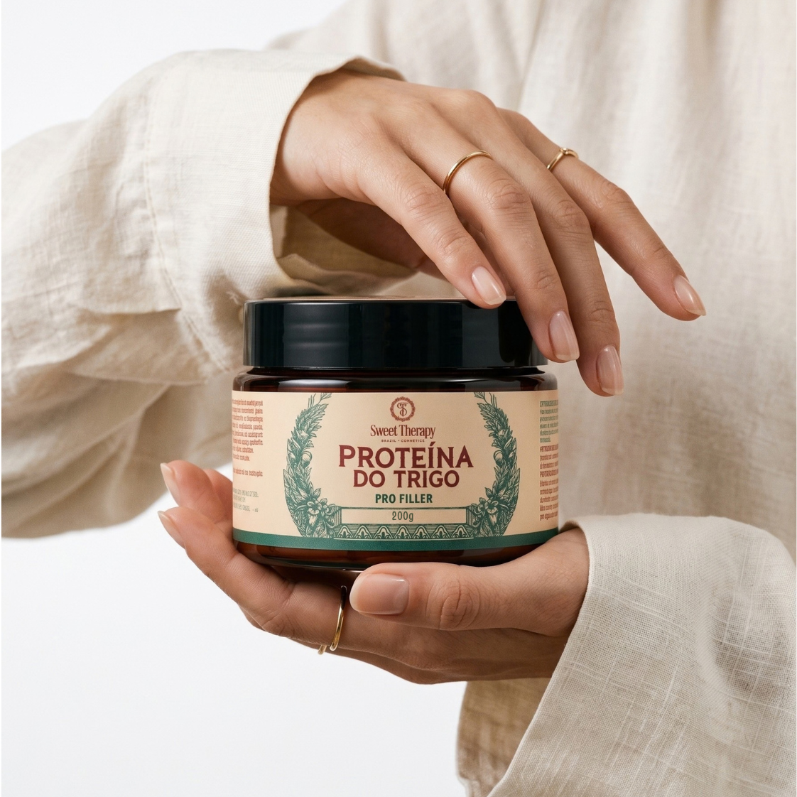 Proteína do Trigo Pro Filler 200g - Cabelos encorpados desde a primeira aplicação