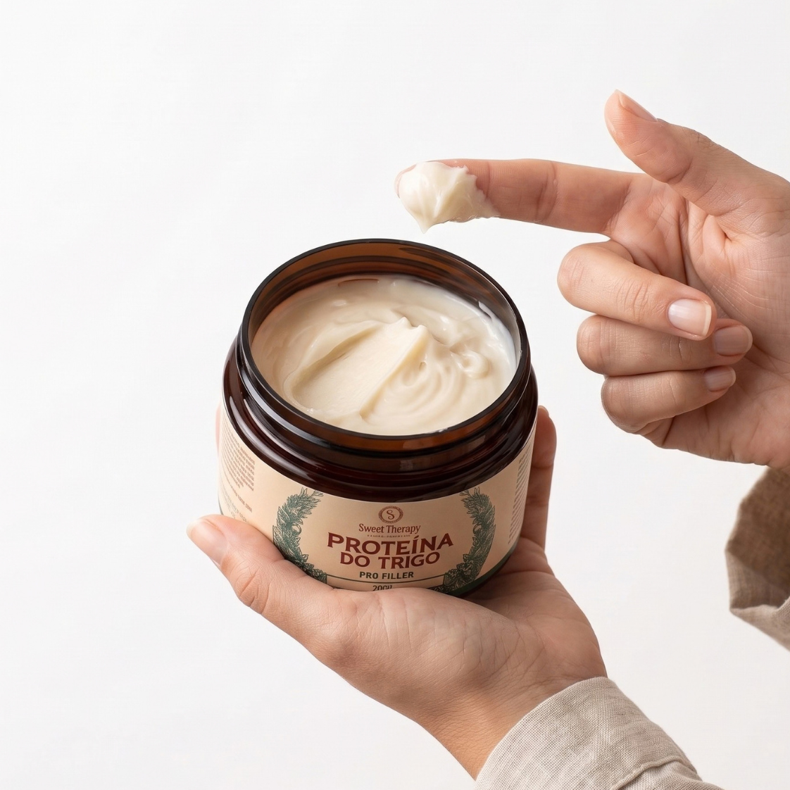 Proteína do Trigo Pro Filler 200g - Cabelos encorpados desde a primeira aplicação