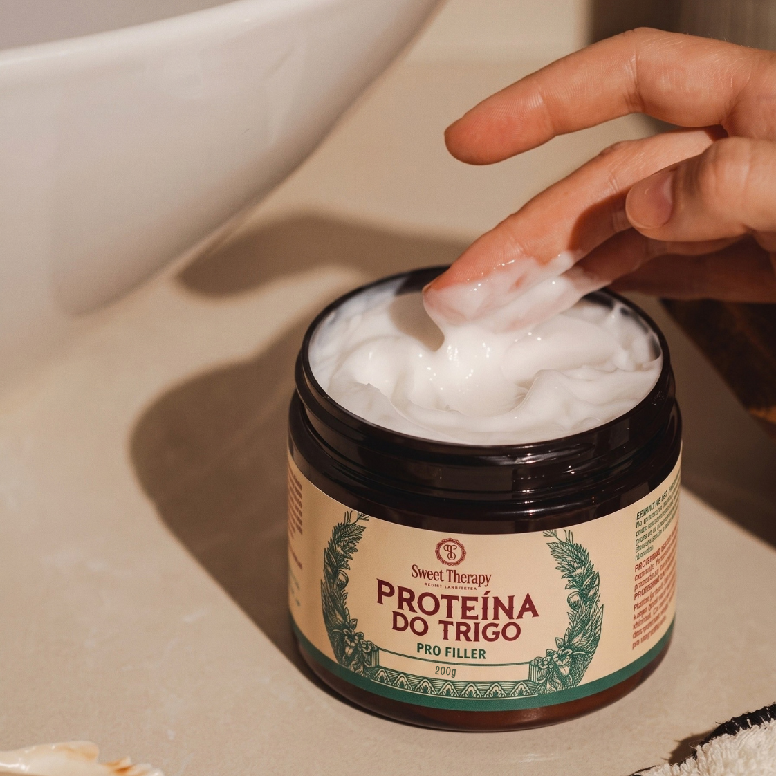 Proteína do Trigo Pro Filler 200g - Cabelos encorpados desde a primeira aplicação
